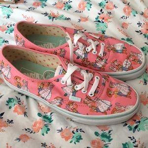EUC DISNEY TOY STORY VANS WOMEN US SIZE 9 WITH BOX